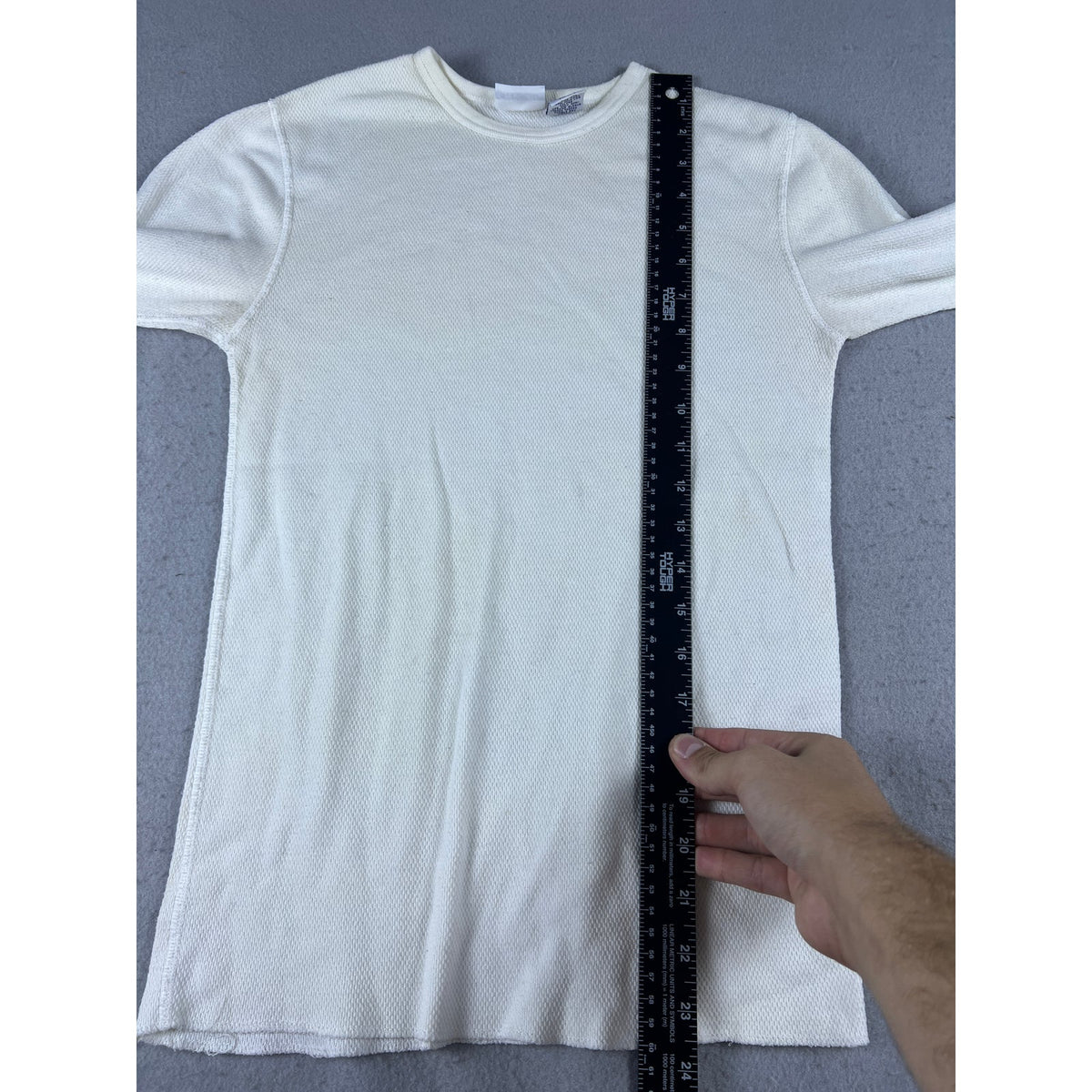 Cherokee Thermal Waffle Knit Shirt - S