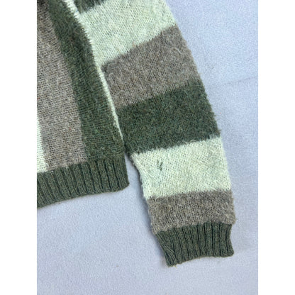 Vintage Striped Cardigan Womens - XS