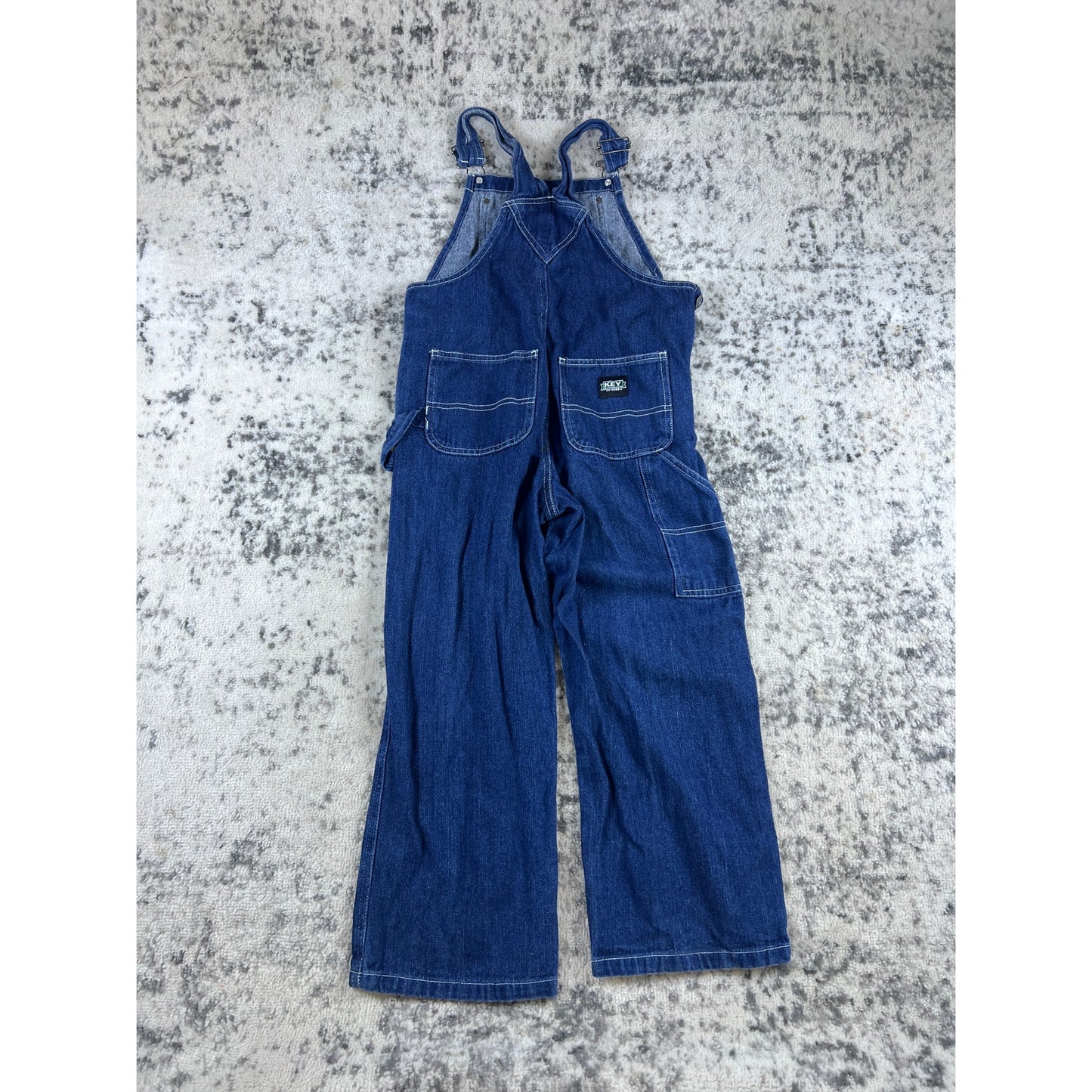 Vintage Key Denim Overalls - Y8
