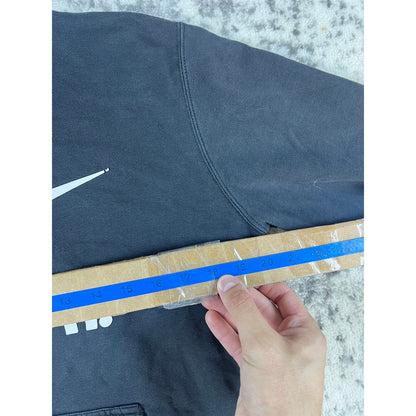 Black Nike Spellout Hoodie Mens - M