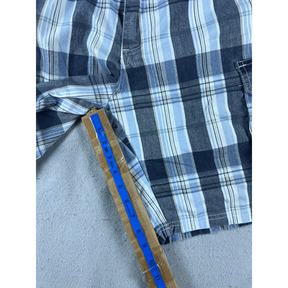 Canyon Creek Plaid Cargo Shorts - 34
