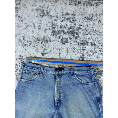 Vintage Denim Blue Carhartt Carpenter Pants - 36