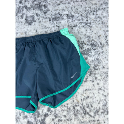 Teal Green Nike Swoosh Shorts - M