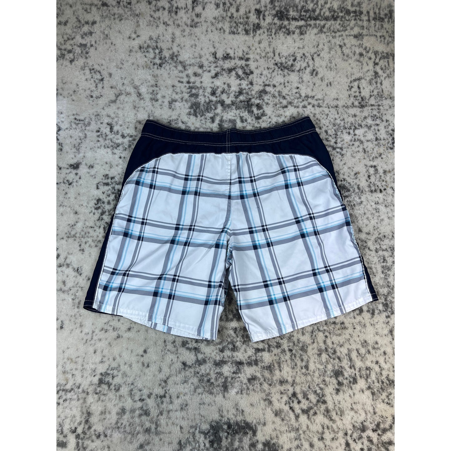 Ocean Pacific Mens Plaid Board Shorts - L