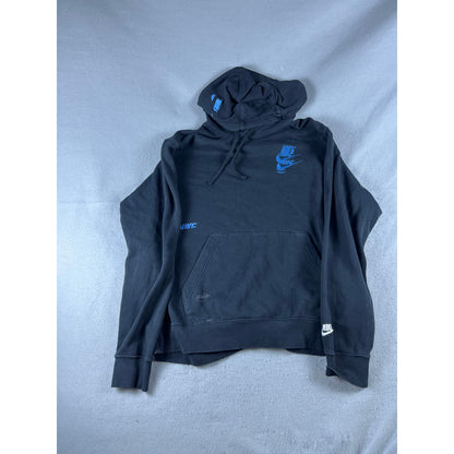 Nike Multi Logo Hoodie Sweatshirt - L