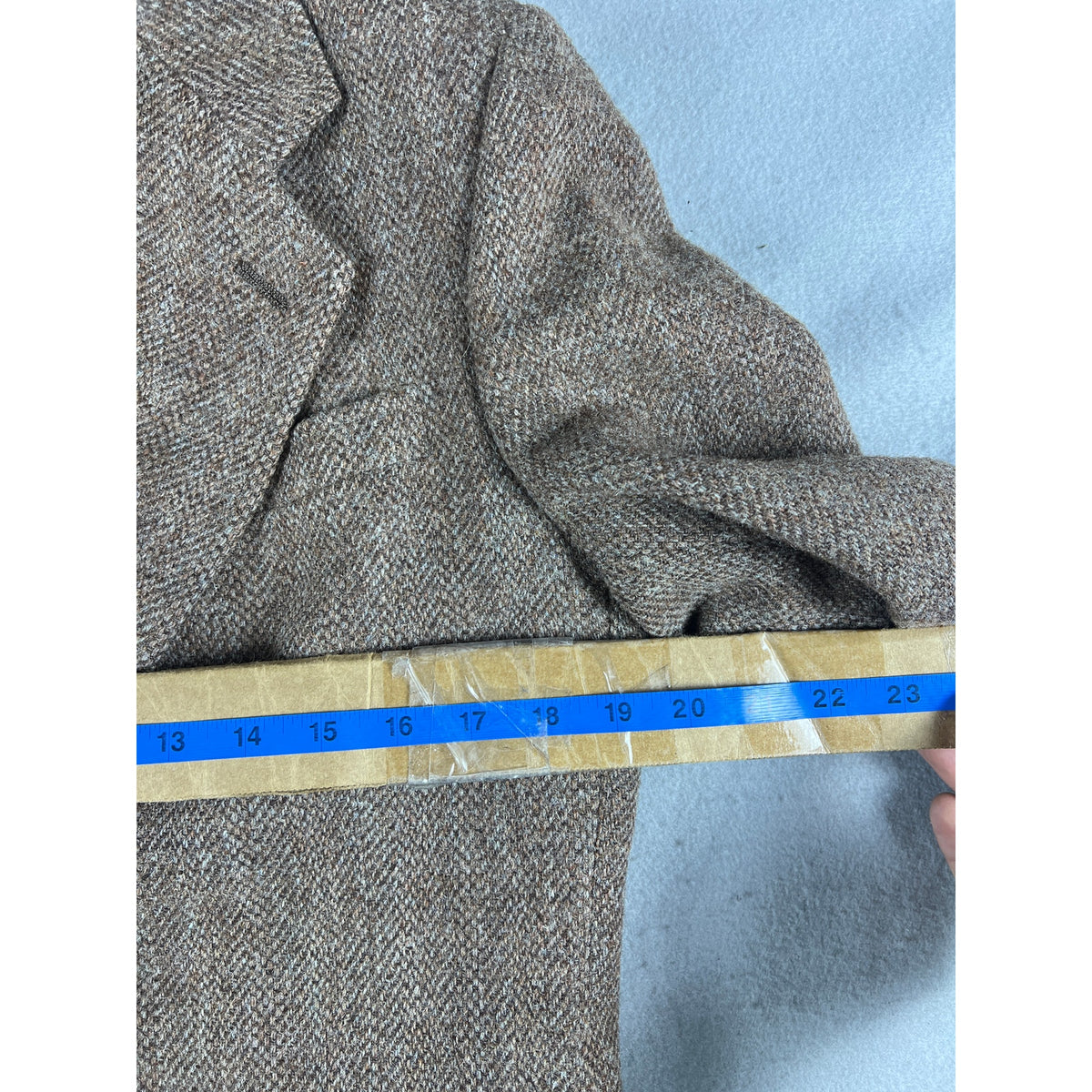 Vintage Harris Tweed Scottish Wool Herringbone Blazer - 38