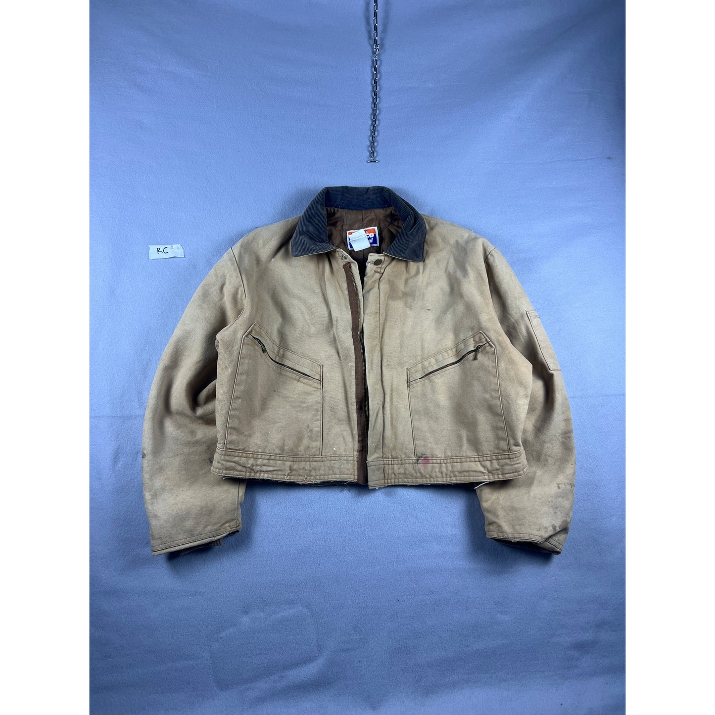 Vintage Berco Duck Canvas Work Jacket - L Tan