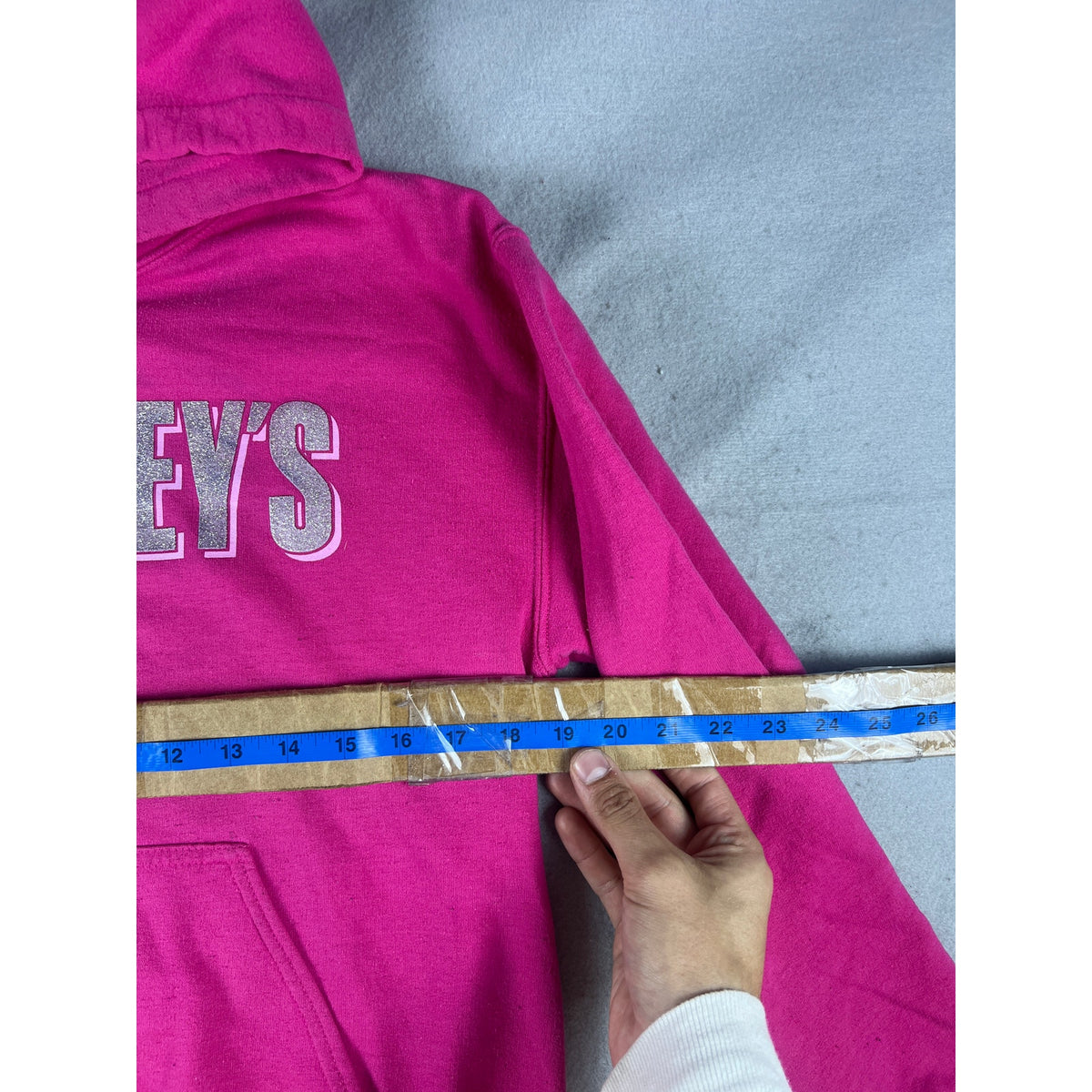 Hershey's Spellout Glitter Hoodie Womens - S