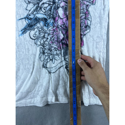 Stranded Y2K Grunge Floral Top Womens - XL