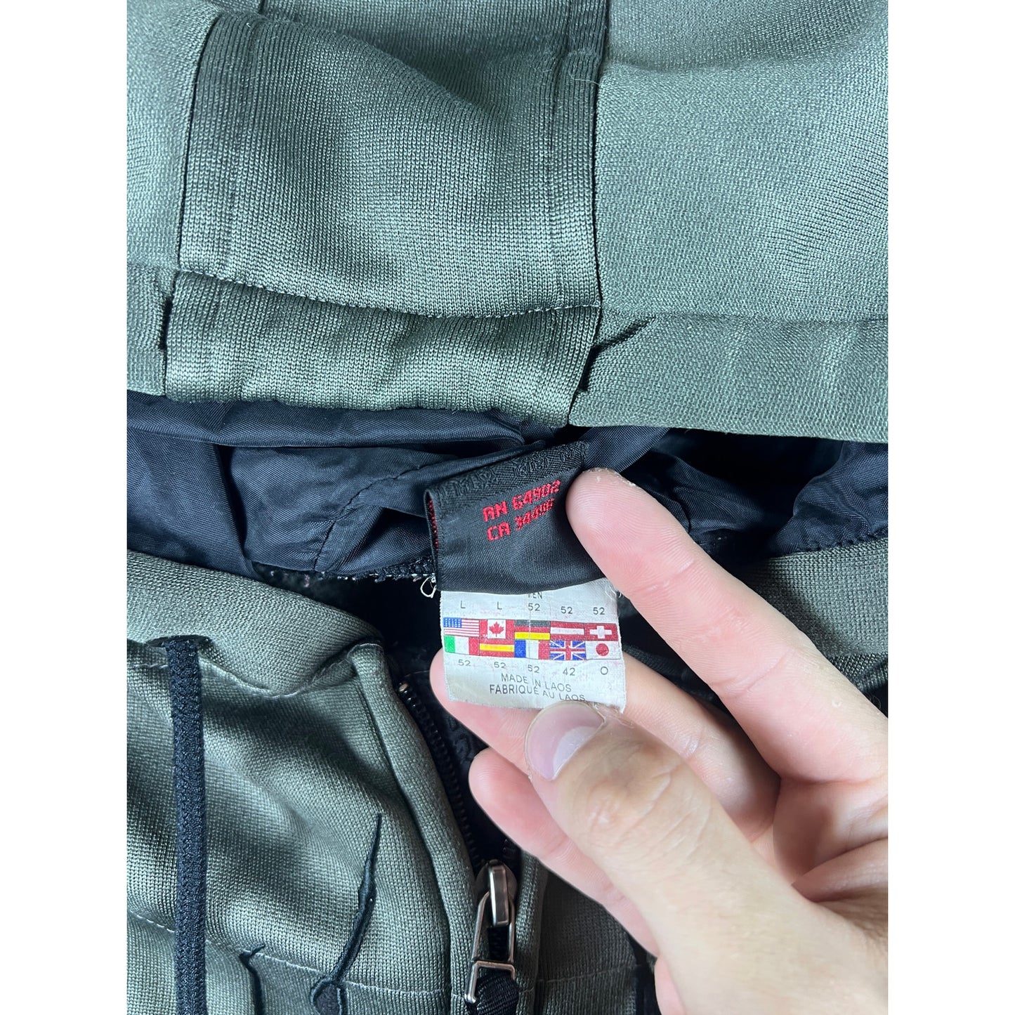 Y2k Spider Full Zip Grey Hoodie - L
