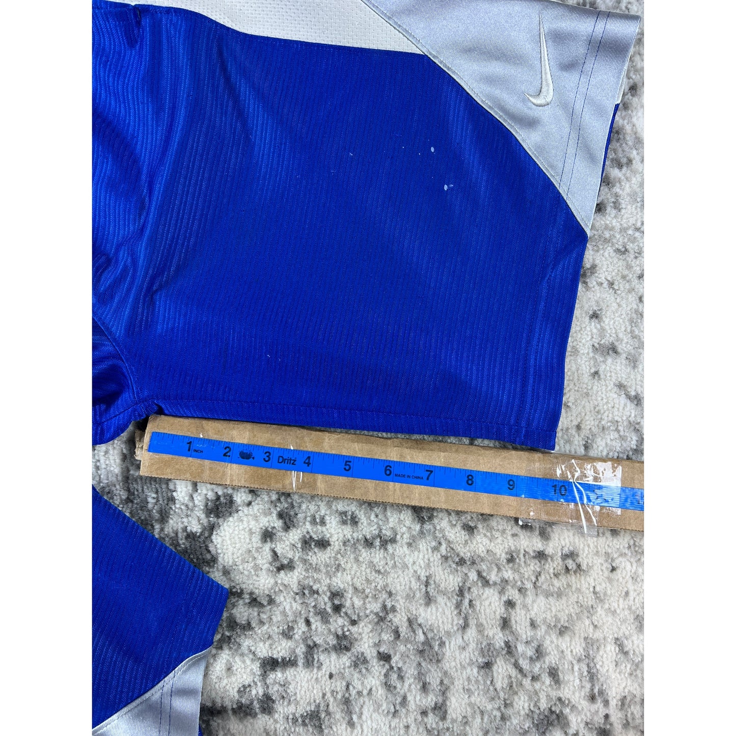 Y2k Blue Nike Mesh Basketball Shorts - L