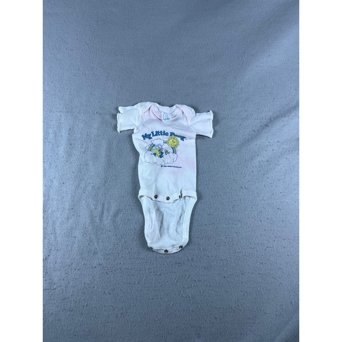 Vintage 1985 My Little Pony Rainbow Bodysuit Baby - S