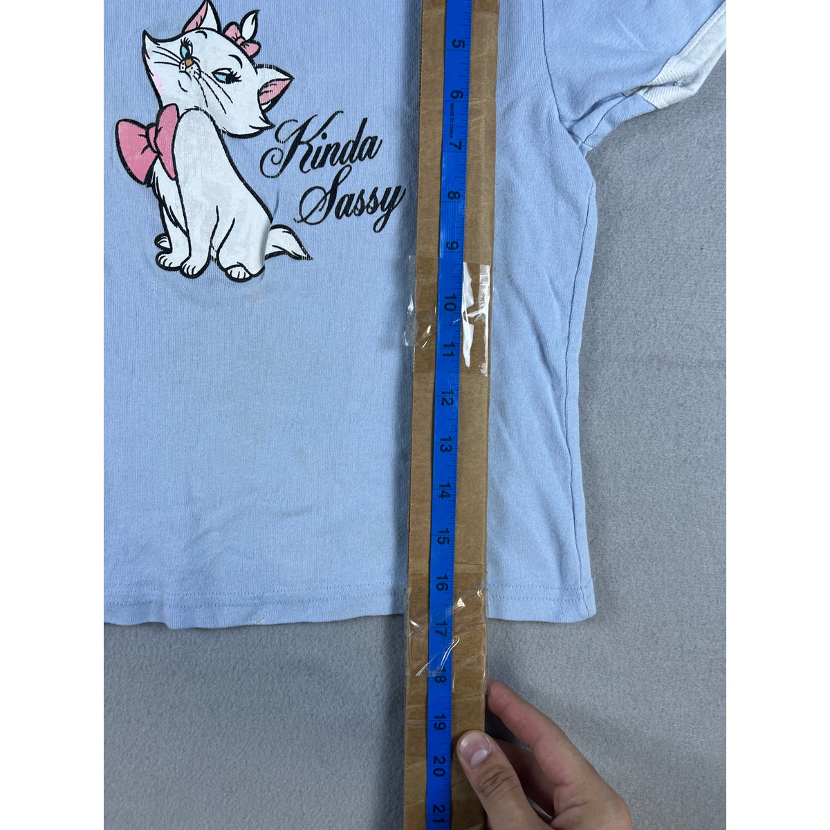 Vintage Disney Aristocats Marie Shirt - Girls L 10/12