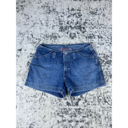 Vintage SILVER DENIM Low Rise Jean Shorts - 33