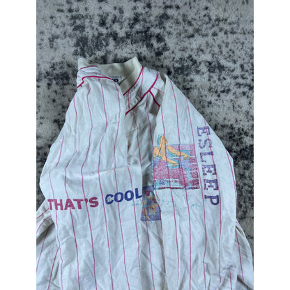 Vintage ESLEEP Baseball Sleep Shirt - L