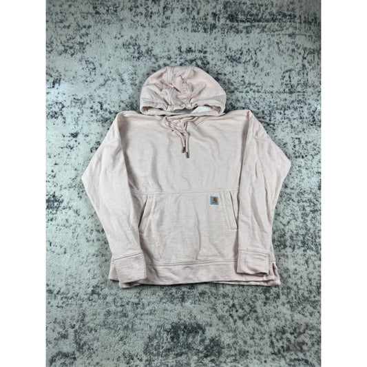 Pink Carhartt Sweatshirt Hoodie - M 8/10