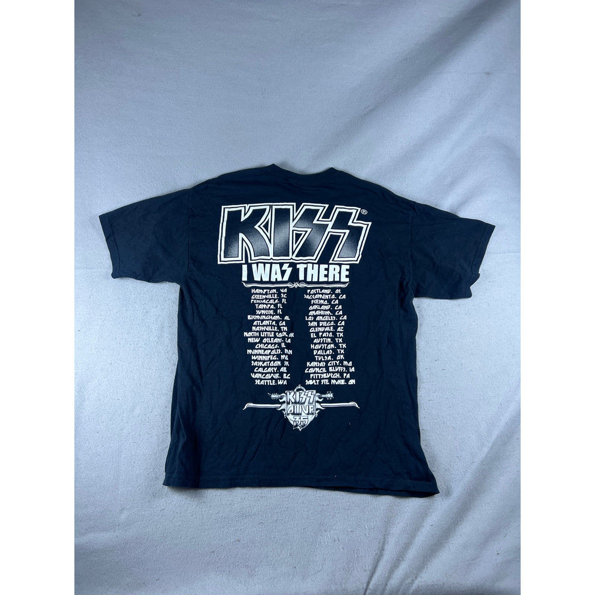 Kiss Band I Was There Tour T-Shirt - XL