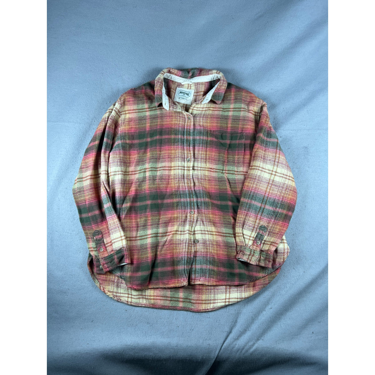 American Eagle Flannel Plaid Shirt Womens - L