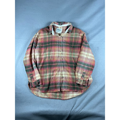 American Eagle Flannel Plaid Shirt Womens - L