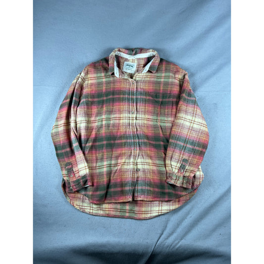 American Eagle Flannel Plaid Shirt Womens - L