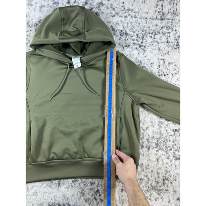 Green Nike Center Swoosh Hoodie - L
