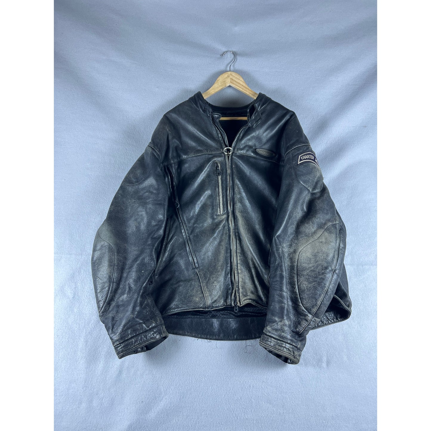 Vintage Harley Davidson Leather Biker Jacket - 3XL