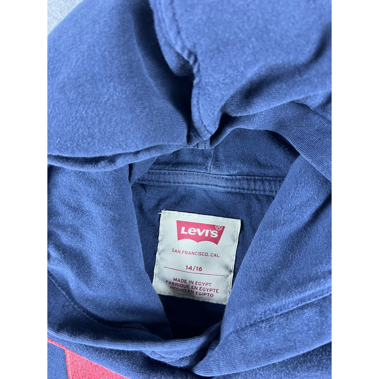 Levi's Spellout Hoodie Sweatshirt Youth - 14/16