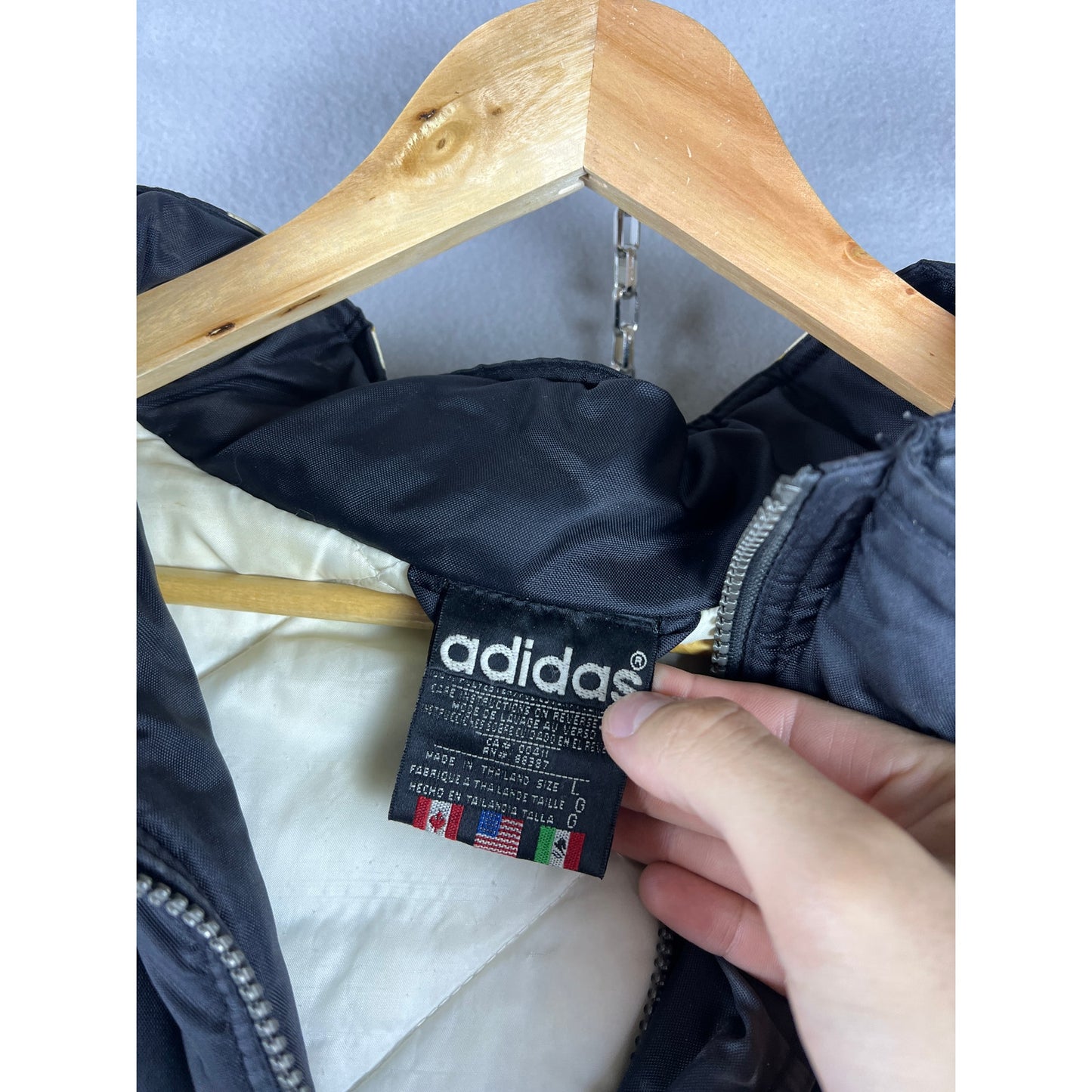 Vintage Adidas Parka Jacket - L