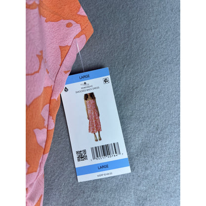Social Standard by Sanctuary Smocked Midi Dress - L