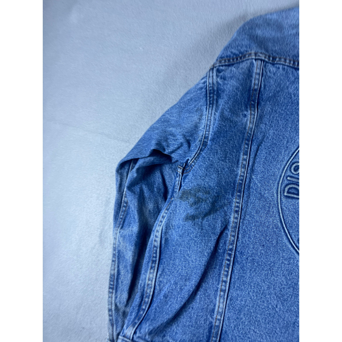 Vintage Disabled American Veterans Denim Jacket - XL