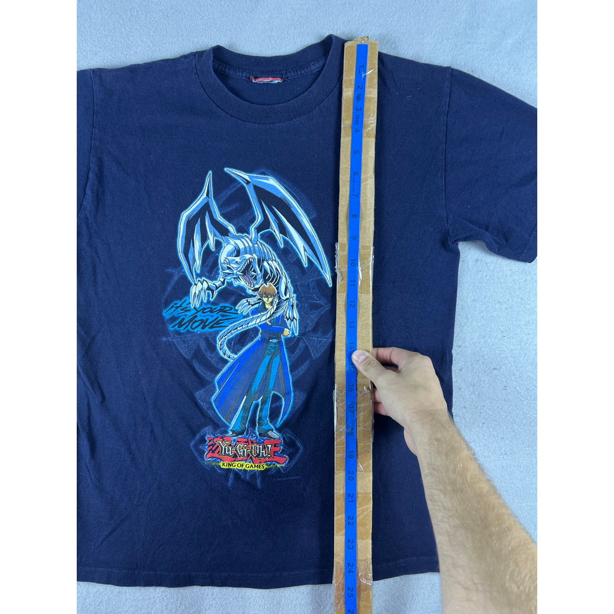 Yu-Gi-Oh! Seto Kaiba Blue Eyes T-Shirt Youth - L