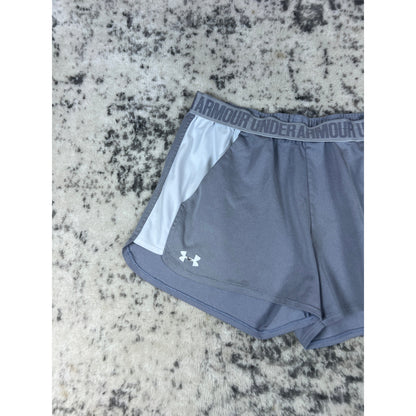Under Armour Gray Women's Athletic Shorts - L