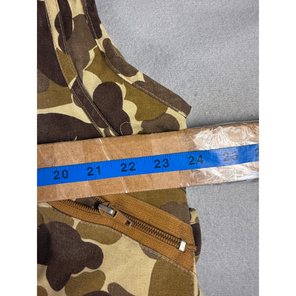 Vintage Duck Camo Hunting Vest - L
