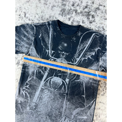 Vintage Miami Ink Skull T-Shirt Mens - S