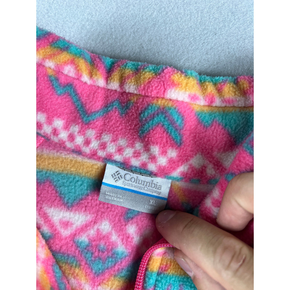 Columbia Aztec Fleece Jacket - Girl XL