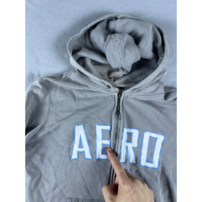Vintage Aeropostale Spellout Hoodie Womens - L