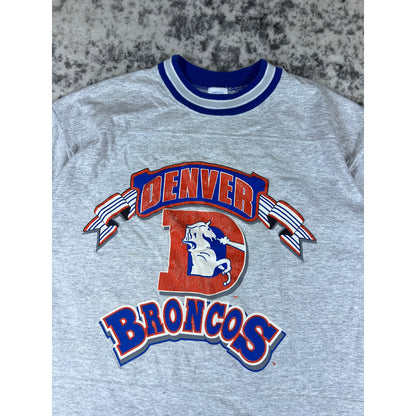 VTG Denver Broncos Graphic T-Shirt - L