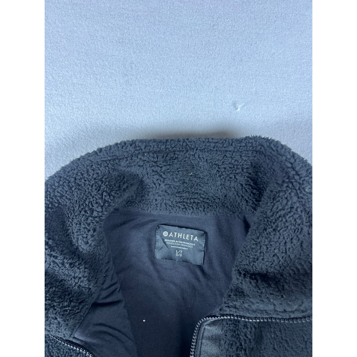 Athleta Sherpa Fleece Tugga Coat Womens - LT