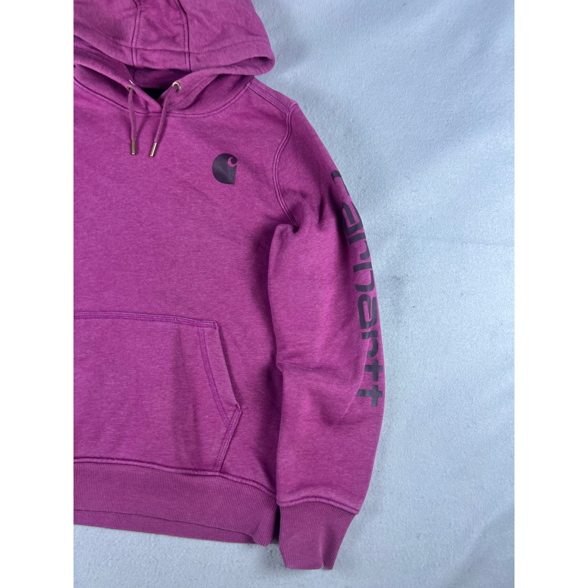 Carhartt Relaxed Fit Hoodie Sweatshirt Womens - M