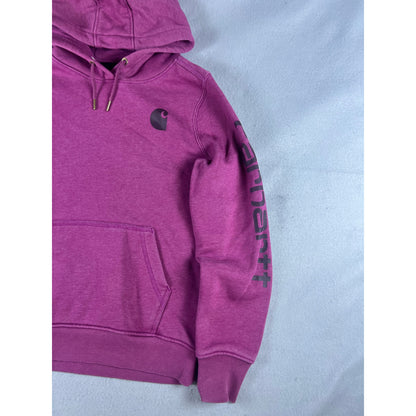 Carhartt Relaxed Fit Hoodie Sweatshirt Womens - M