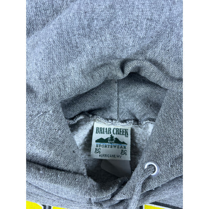 Vintage Grey Iowa Hawkeyes Hoodie - XXL