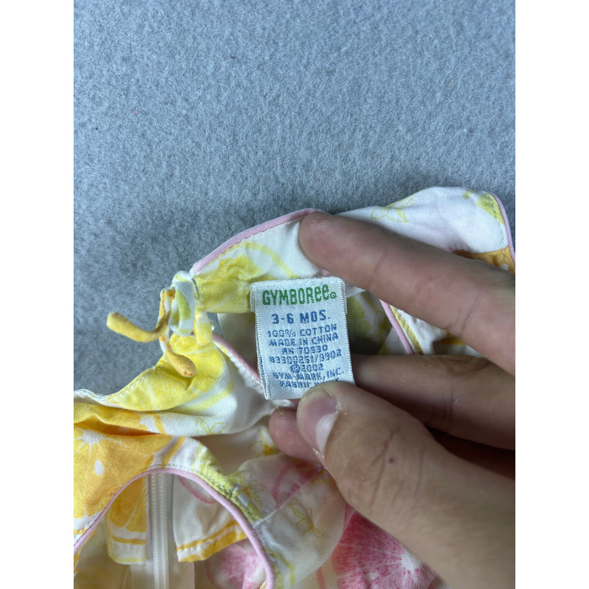 Vintage Gymboree Dress Diaper Cover Baby Girls 3-6M