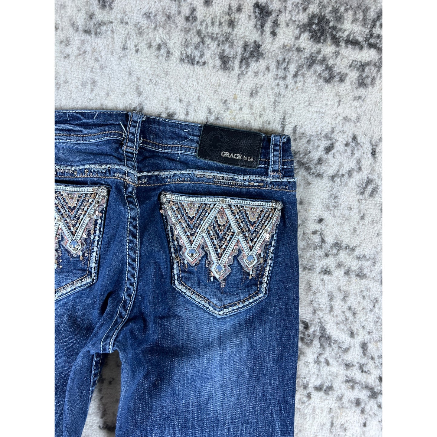 Y2k Denim Blue Grace in LA Bootcut Jeans - 26