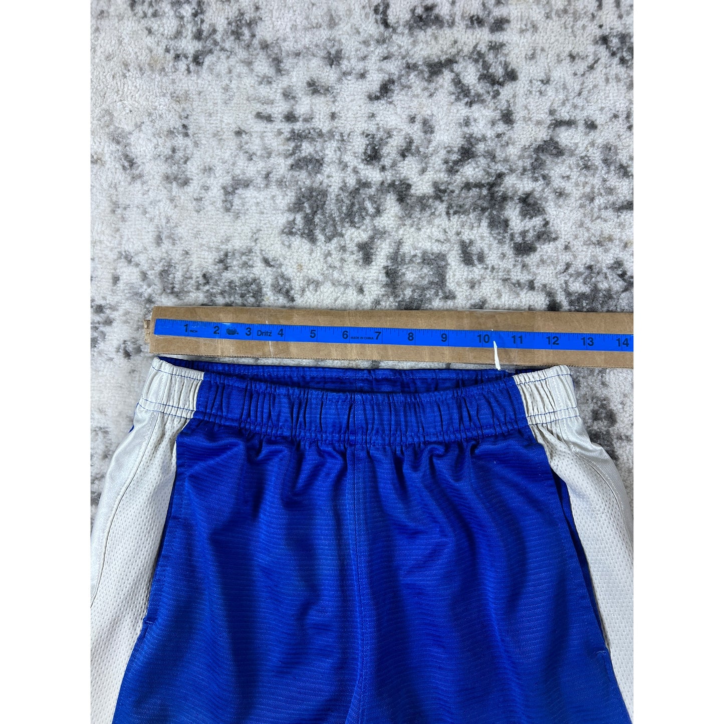 Y2k Blue Nike Mesh Basketball Shorts - L