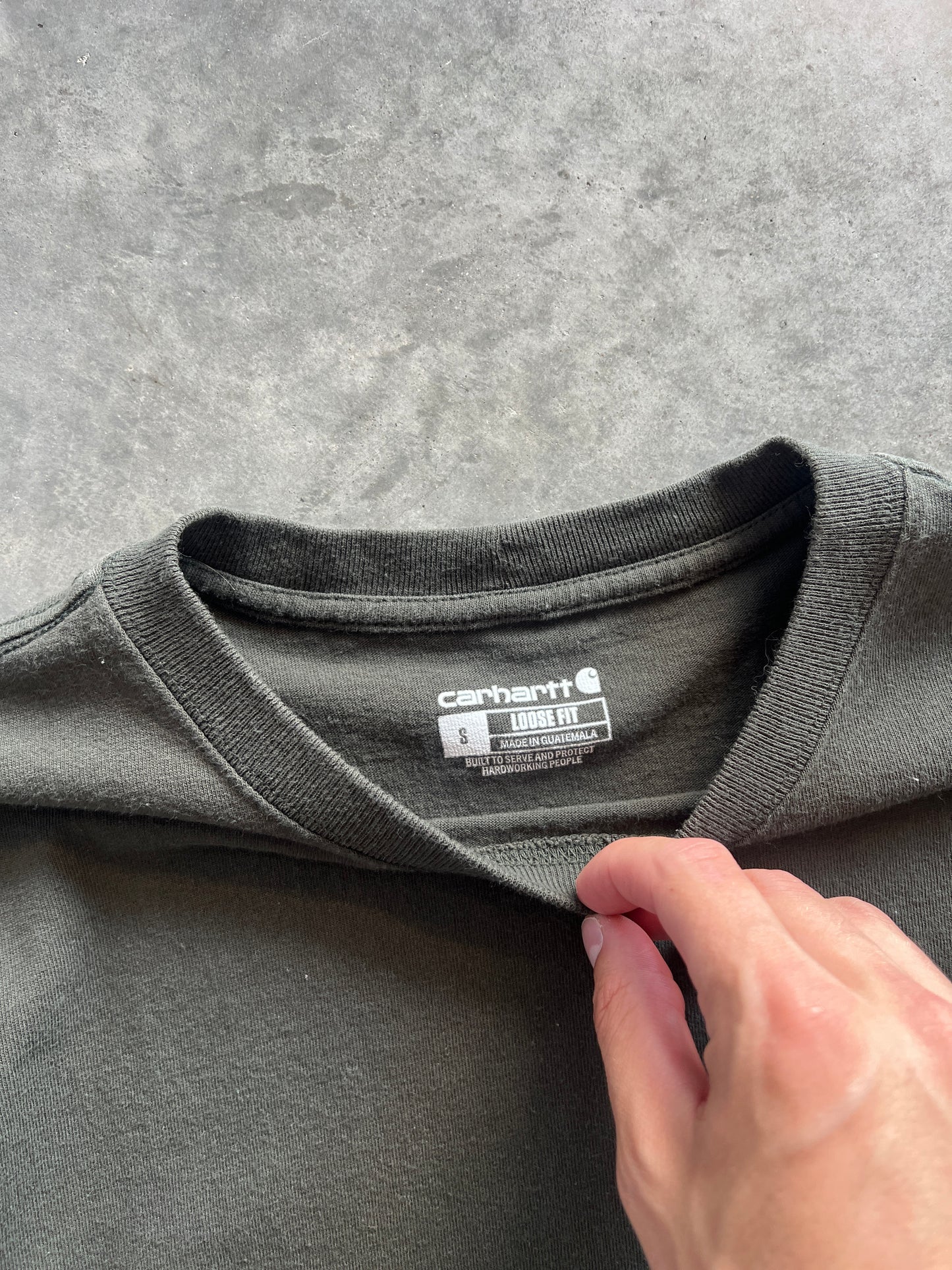 Vintage Dark Green Carhartt Shirt - S