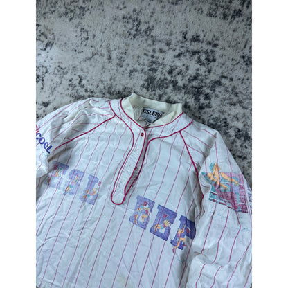 Vintage ESLEEP Baseball Sleep Shirt - L