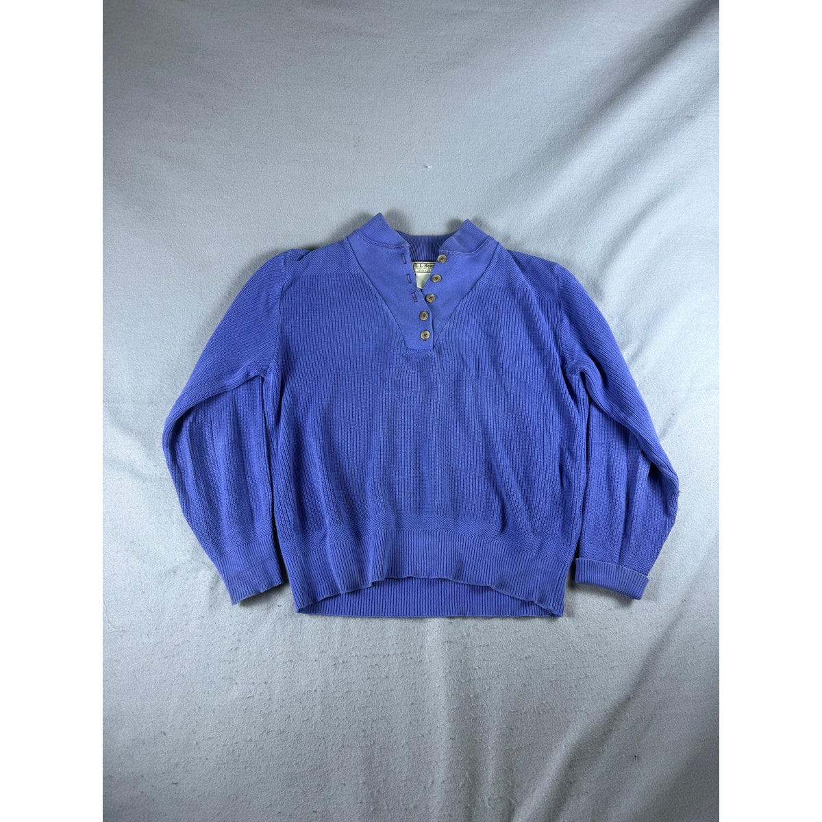Vintage 80s LL Bean Shawl Collar Sweater - XL