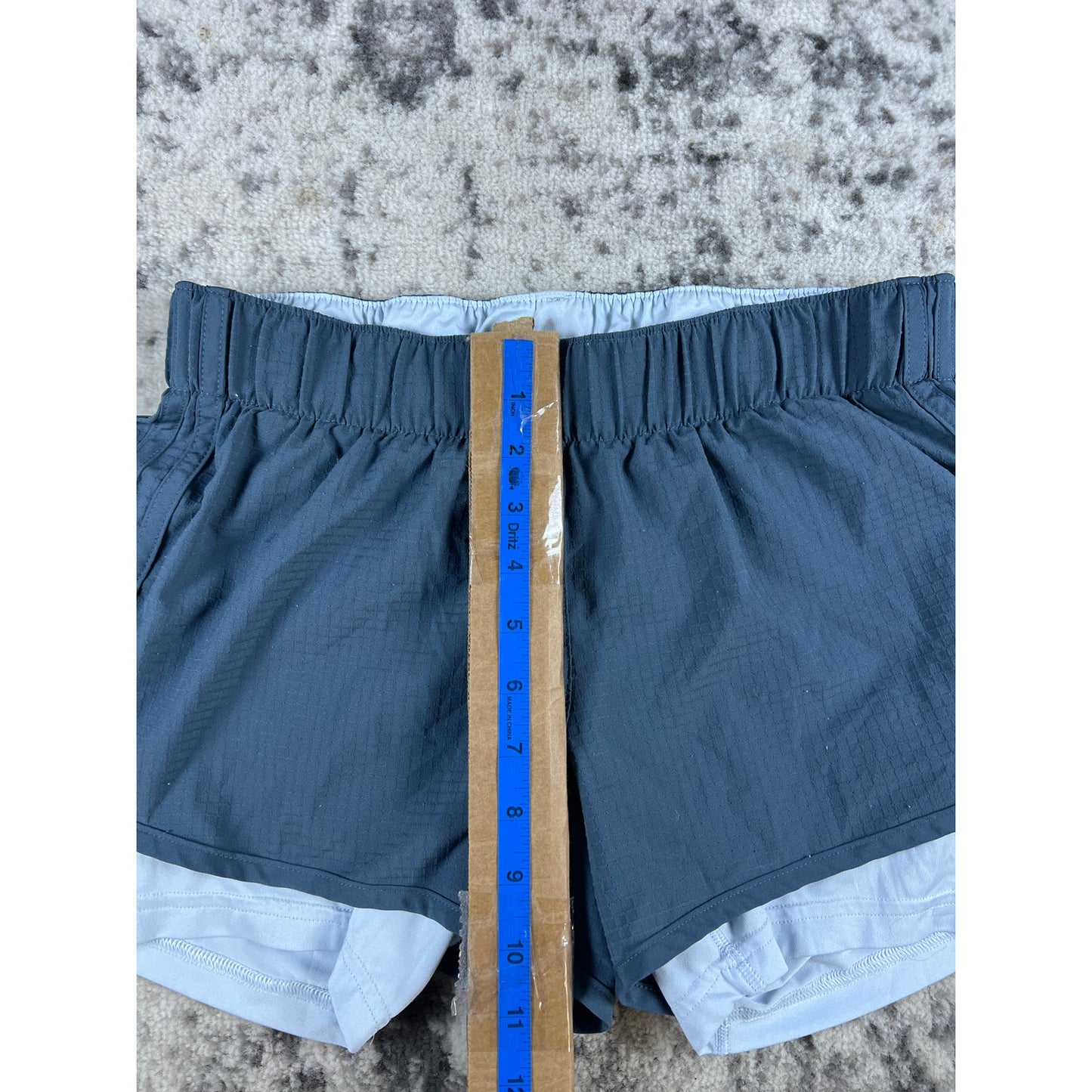 Blue Adidas Lined Running Shorts Womans - S
