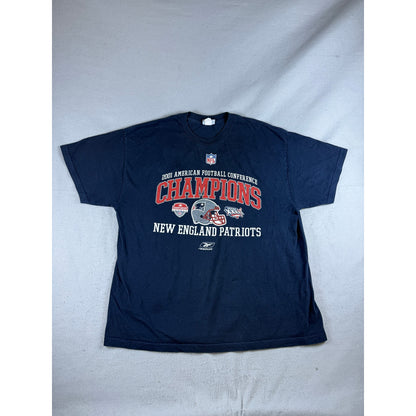 Vintage New England Patriots 2001 AFC Champions Shirt - XL