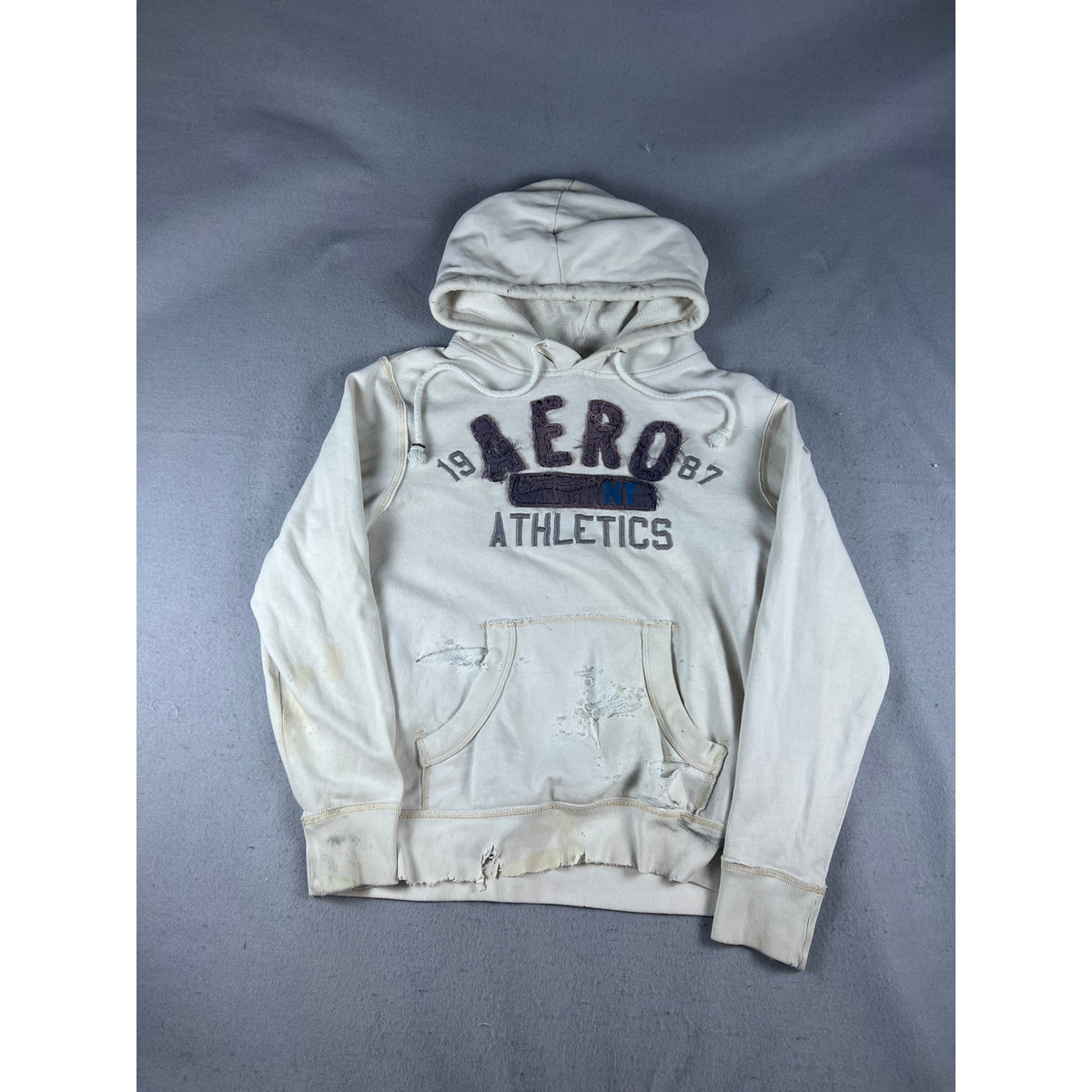 Aeropostale Distressed Grunge Hoodie - M